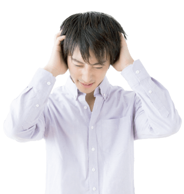 発達障害・精神障害で悩む男性